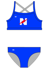 Novocastrian Swim Club Girls 2 piece - FashionFishDesigns